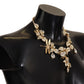 Dolce & Gabbana Elegant Sicily Floral Bug Statement Necklace