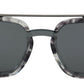 Dolce & Gabbana Stunning Grey Acetate Sunglasses