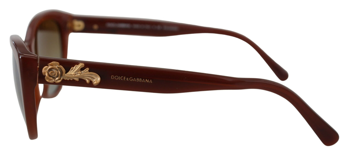 Dolce & Gabbana Elegant Acetate Designer Sunglasses