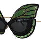 Dolce & Gabbana Exquisite Sequined Butterfly Sunglasses