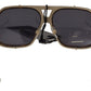 Dolce & Gabbana Chic Aviator Mirrored Brown Sunglasses