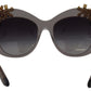 Dolce & Gabbana Crystal-Cat Eye Luxury Sunglasses