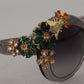 Dolce & Gabbana Crystal-Cat Eye Luxury Sunglasses