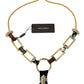 Dolce & Gabbana Elegant Gold Brass Pearl Statement Necklace