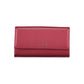 Coccinelle Elegant Dual-Compartment Pink Leather Wallet