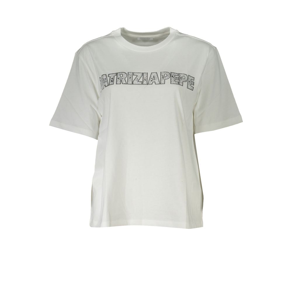 Patrizia Pepe White Cotton Tops & T-Shirt