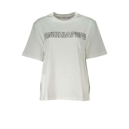 Patrizia Pepe White Cotton Tops & T-Shirt