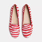 Charles Philip Zebra Print Silk Loafers with Tassels