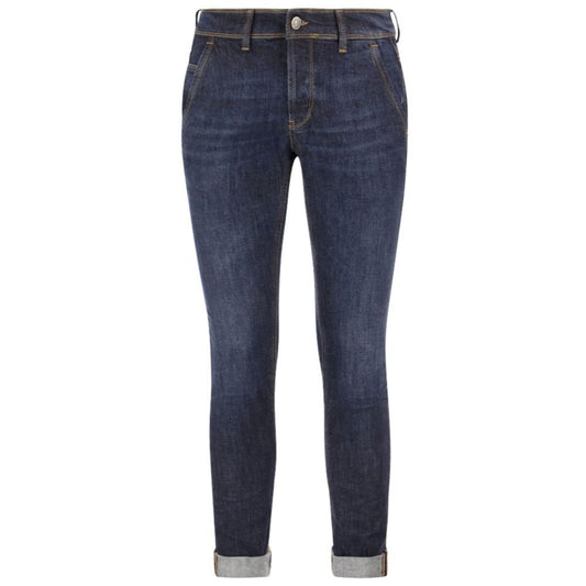 Dondup Blue Cotton Jeans & Pant