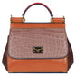 Dolce & Gabbana Multicolor Leather Di Crocodile Handbag