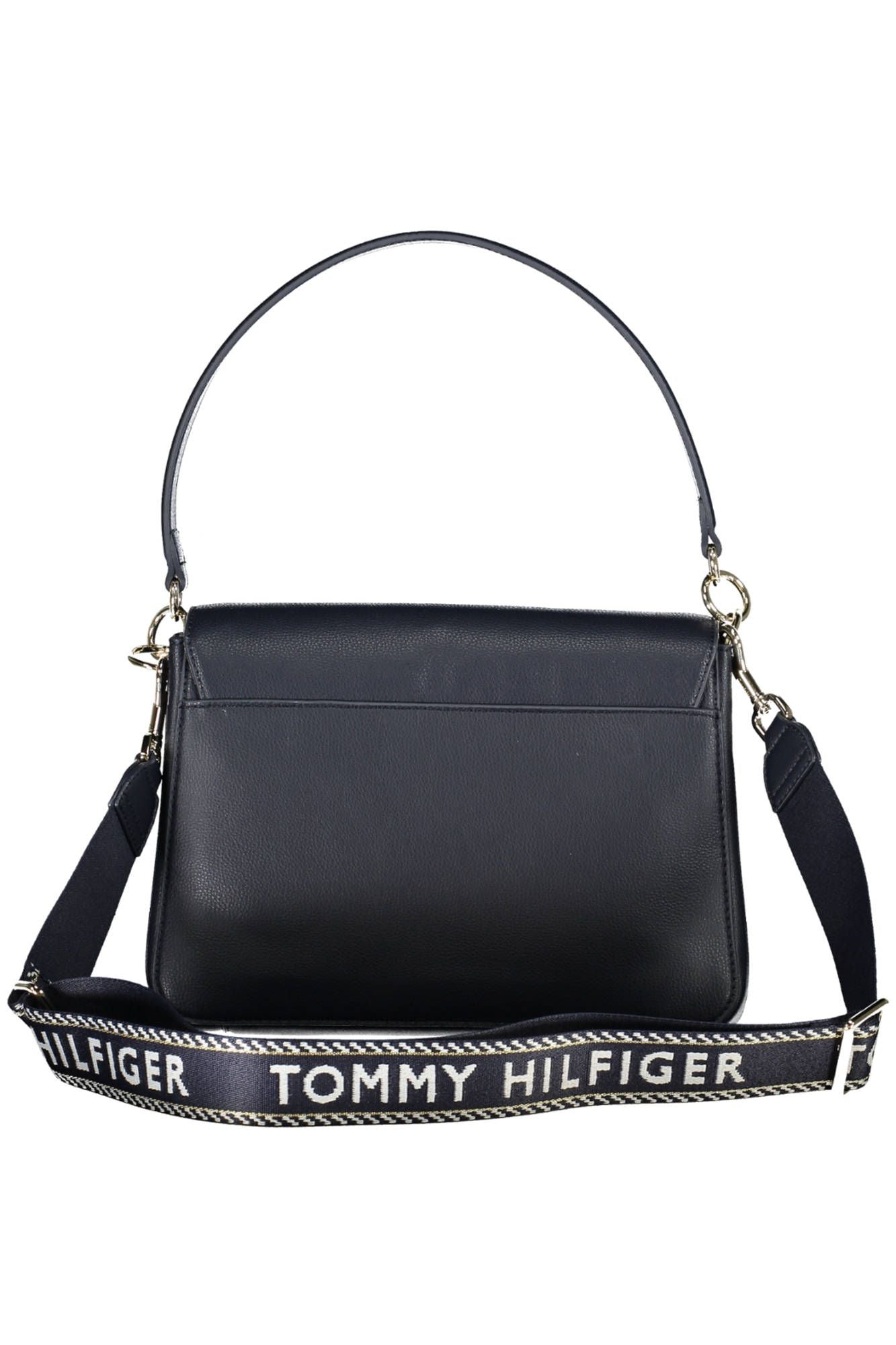 Tommy Hilfiger Elegant Blue Shoulder Bag with Contrasting Details