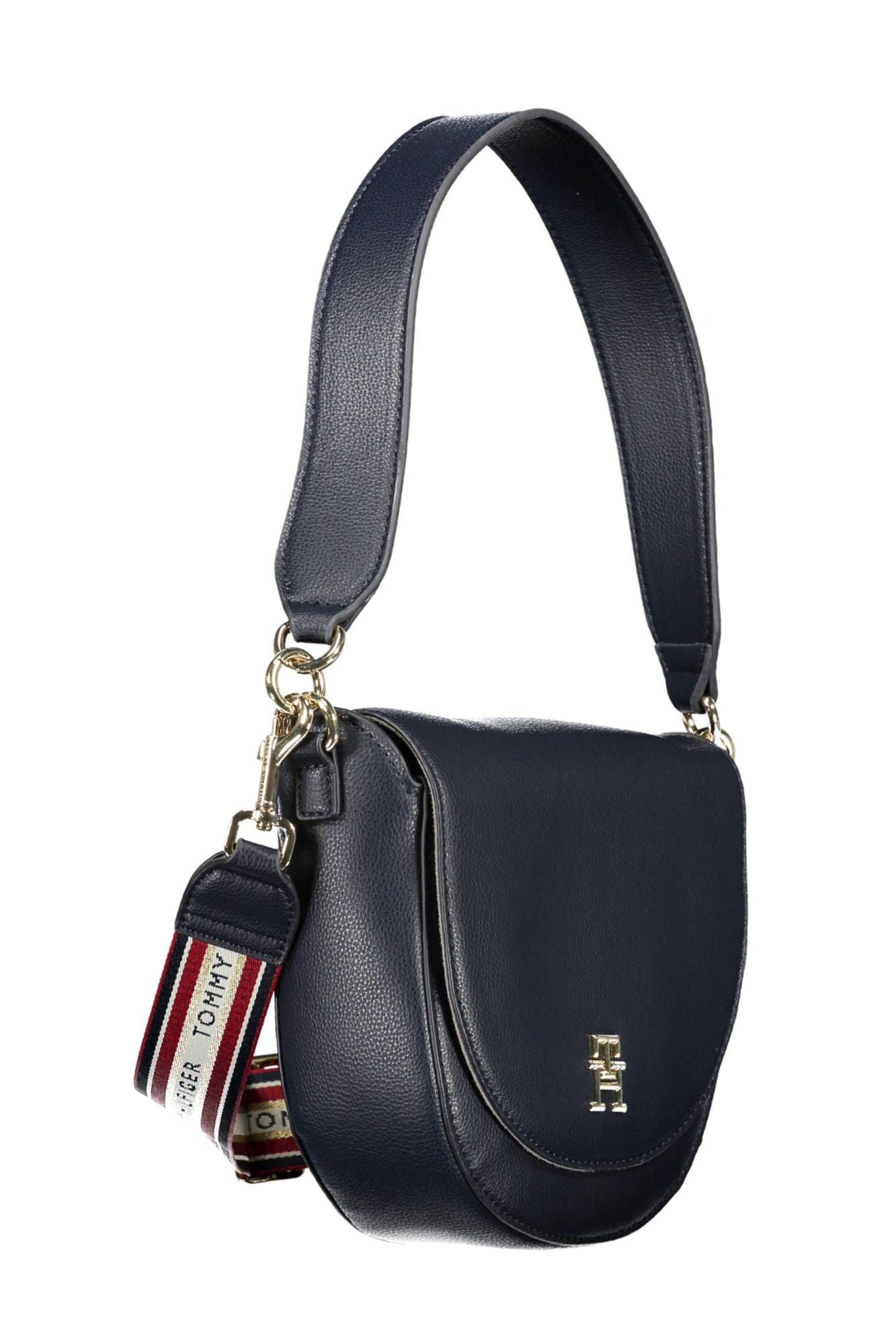 Tommy Hilfiger Elegant Blue Shoulder Bag with Contrasting Details