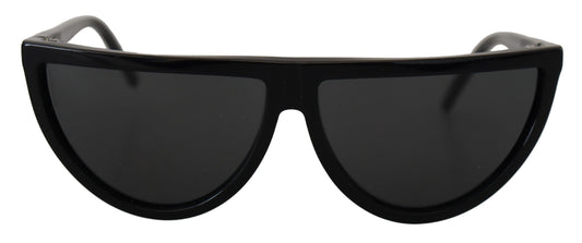 Dolce & Gabbana Chic Semi Circular Black Sunglasses