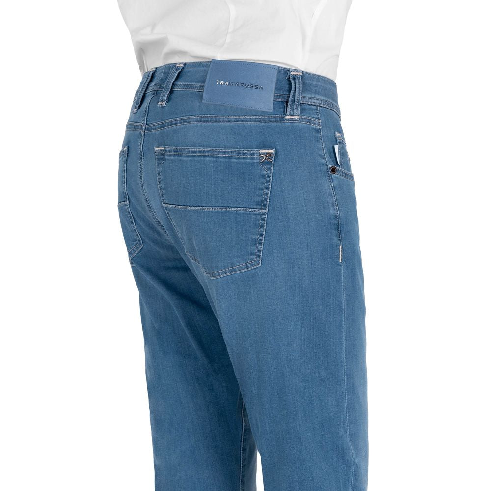 Stella McCartney Elevated Essentials: Chic Men's Light Blue Jeans