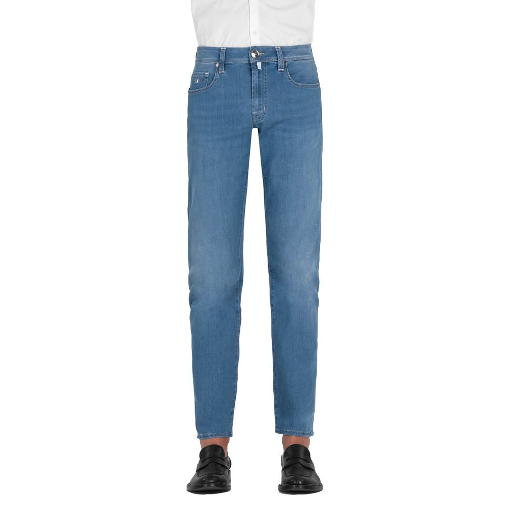 Stella McCartney Elevated Essentials: Chic Men's Light Blue Jeans