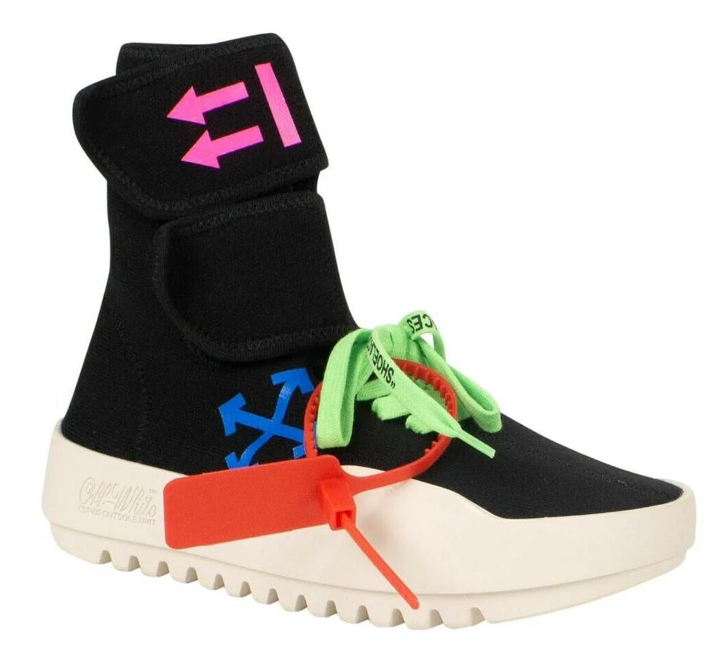 Off-White Black Polyamide Women Sneaker